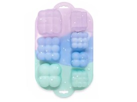Molde silicona transparentes 7 bubble diferentes 
